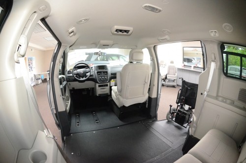2012 Dodge Grand Caravan Wheelchair van Inside Front Right Veiw View