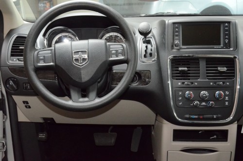 2012 Dodge Grand Caravan  Steering Wheel and Dash View