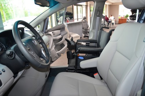 2012 Honda Odyssey  CB024644 Front Seat Side View with Wheelchair