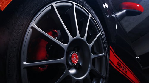 aabarth fiat  equipped with hand control devices for individuals with physical disabilities