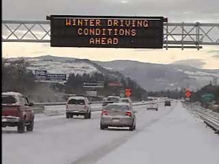 Winter Driving ahead