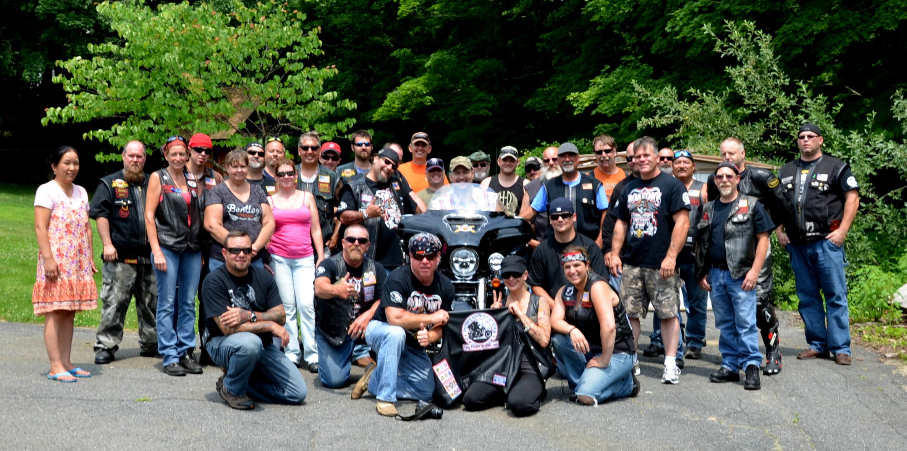 Boston Wounded Vet MC Ride presents Andy Kingsley his New 2014 Modified Trike18