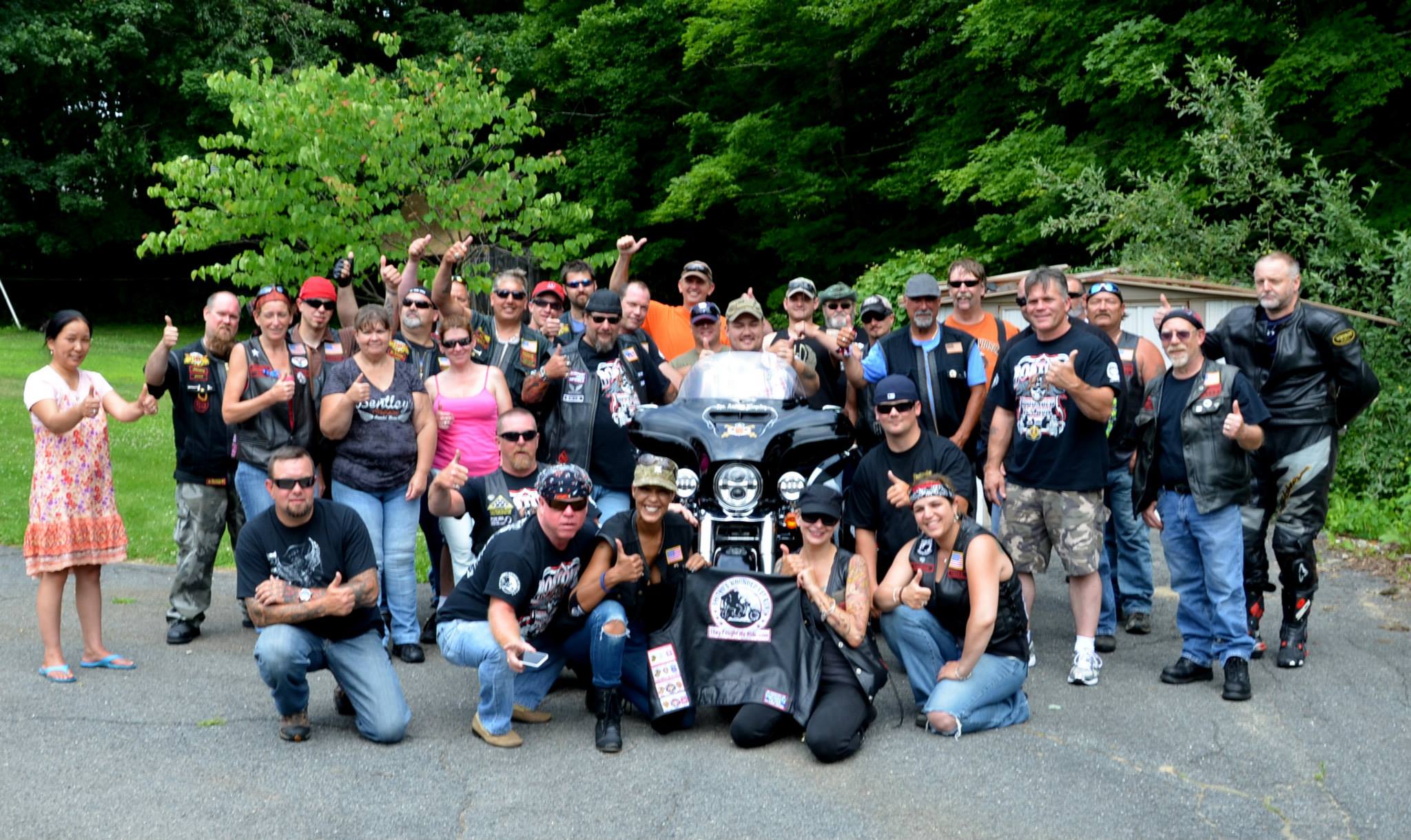 Boston Wounded Vet MC Ride presents Andy Kingsley his New 2014 Modified Trike9