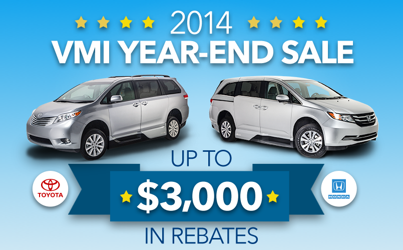 VMI's End Of 2014 Sale!
