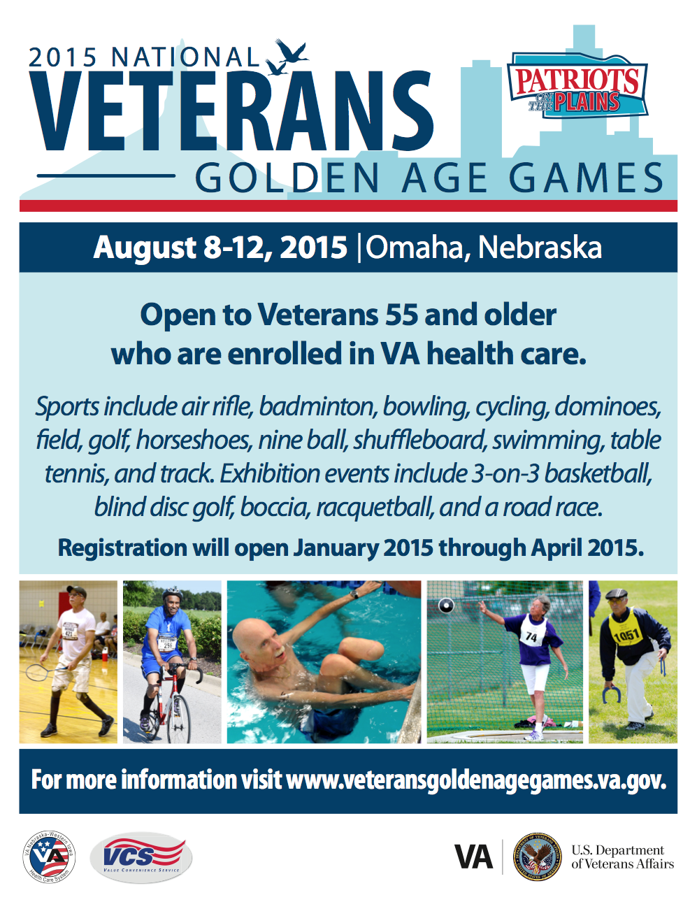 2015 National Veterans Golden Age Games