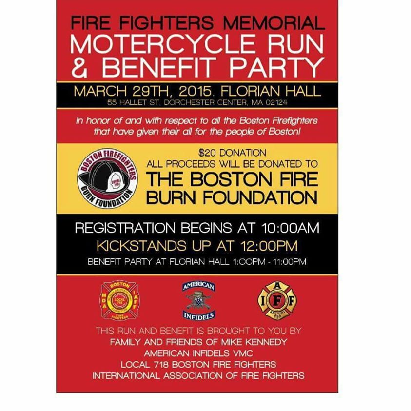 Fire Fighters Memorial Motorcycle Run & Benefit Party
