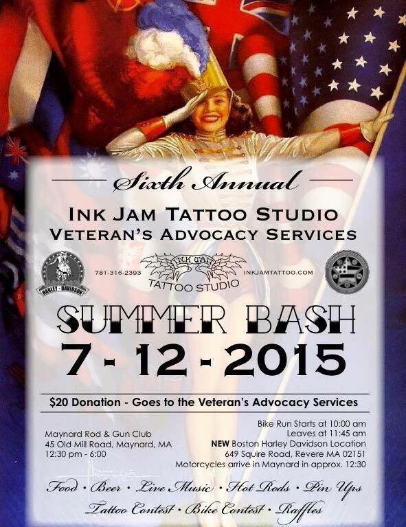 Sixth Annual Ink Jam Tattoo Sudio Veteran's Advocacy Services